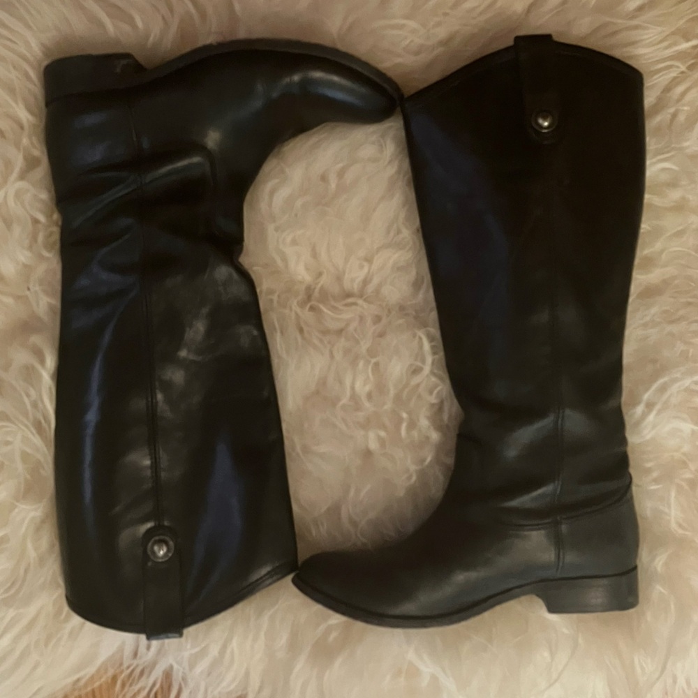 Frye Melissa Button Boots in Black Sz 7. - Picture 6 of 16